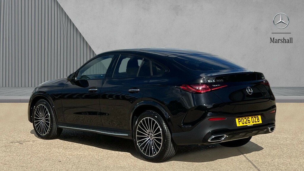Mercedes-Benz GLC Class Glc 300 4Matic Amg Line Prem Plus Coupe Black #2