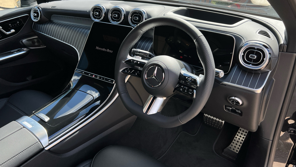 Mercedes-Benz GLC Class Glc 300 4Matic Amg Line Prem Plus Coupe Black #3