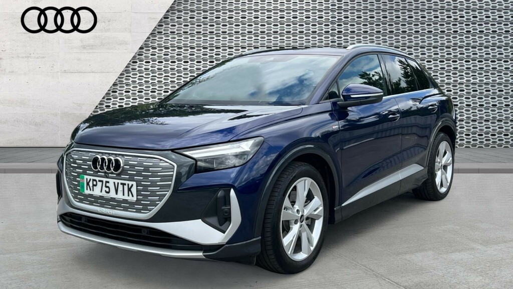 Audi Q4 E Tron S Line Blue #7
