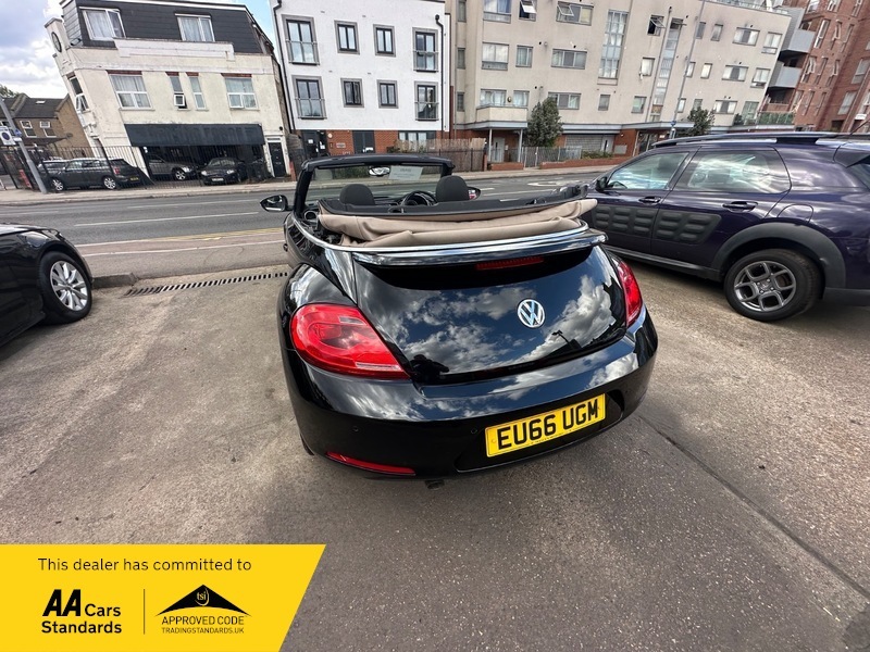 Volkswagen Beetle Design Tsi B-motion Convertible Black #6