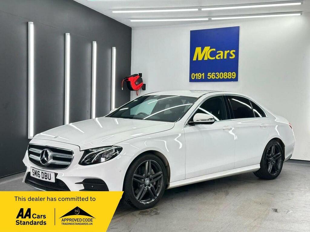 Mercedes-Benz E Class Saloon 2.0 E220d Amg Line G-tronic Euro 6 Ss 4 White