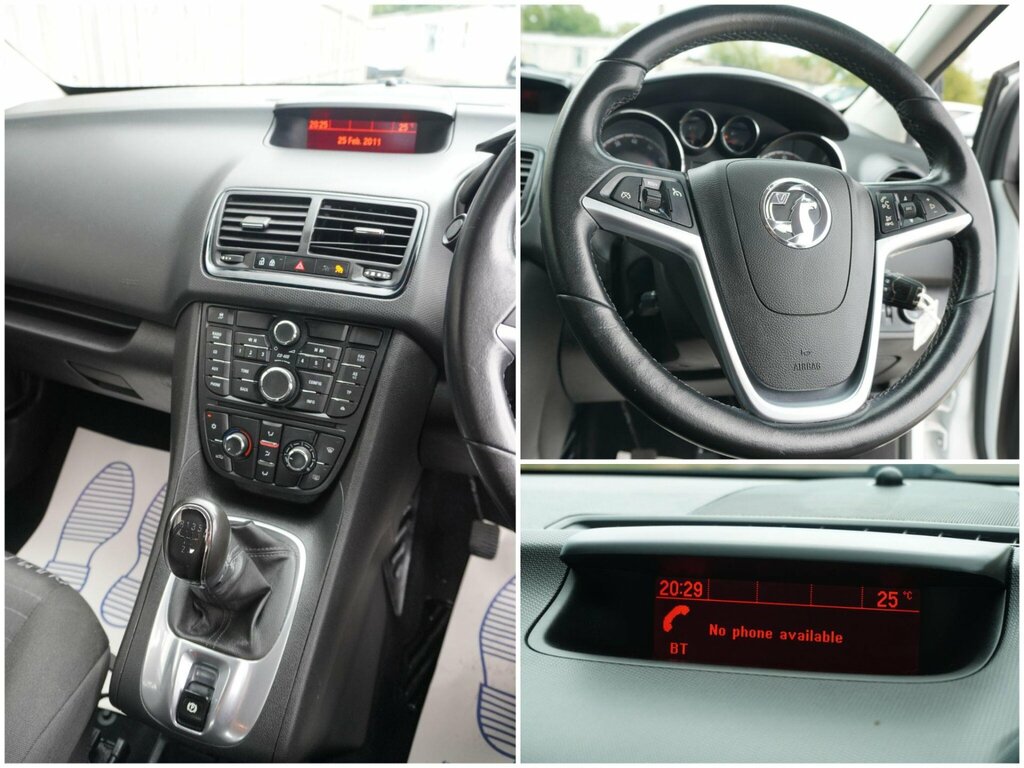 Vauxhall Meriva 1.4I Life Euro 6 LV66KJU White #6