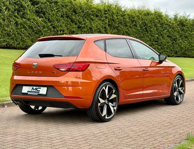 Seat Leon 2.0 Tdi Fr Technology OW18HFF Orange #3