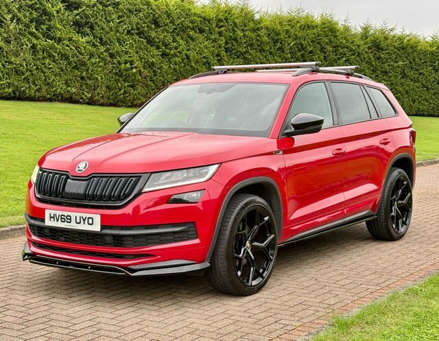 Skoda Kodiaq 2.0 Tdi Sportline Suv Red #2