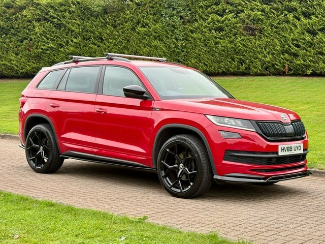 Skoda Kodiaq 2.0 Tdi Sportline Suv Red #5