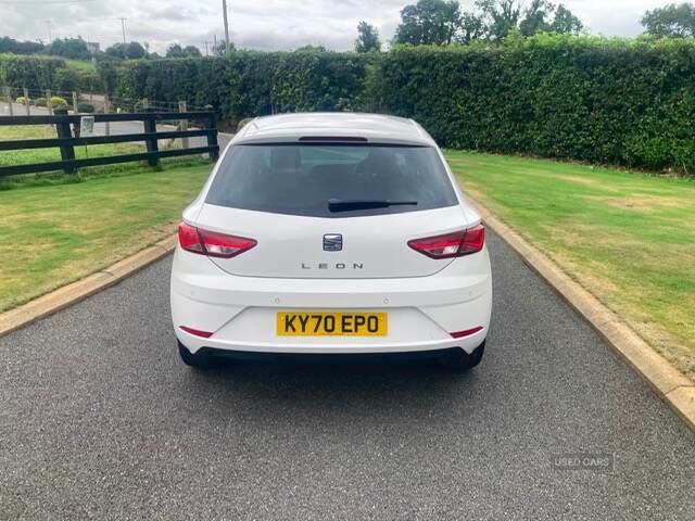 Seat Leon 1.6 Tdi Se Dynamic Ez White #5