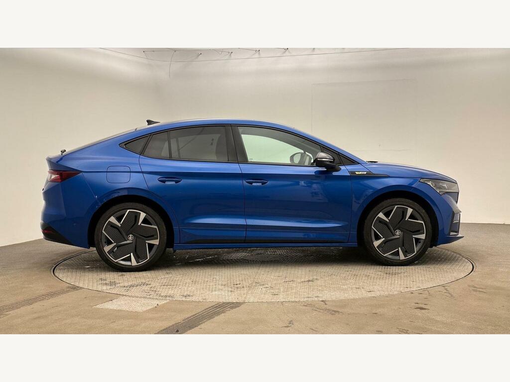 Skoda ENYAQ Iv 82Kwh Vrs Coupe 4Wd Dc135kw Blue #3
