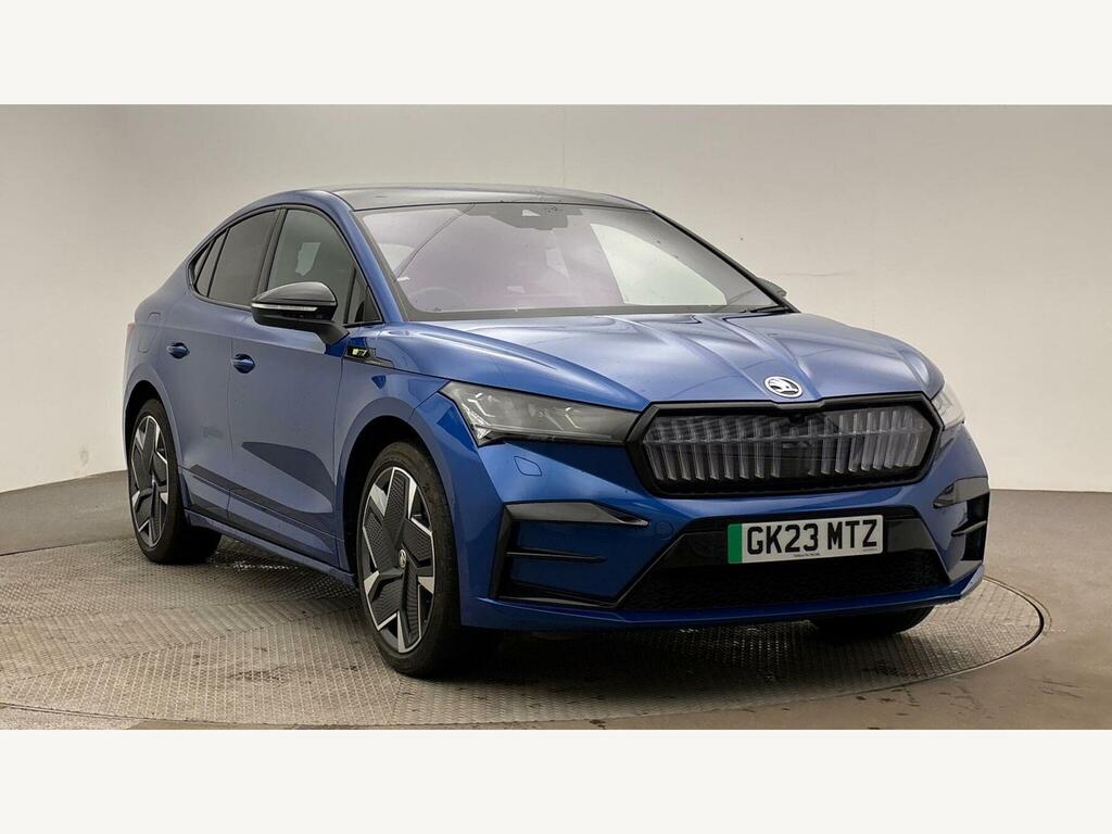 Skoda ENYAQ Iv 82Kwh Vrs Coupe 4Wd Dc135kw Blue