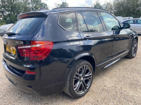 BMW X3 2.0 20D M YK16LSV Black #4