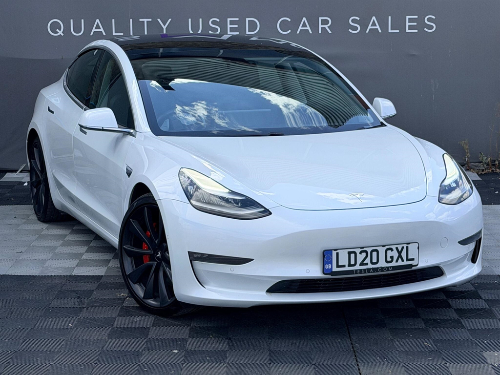 Tesla Model 3 Dual Motor Performance 4Wde Performanc LD20GXL White #2