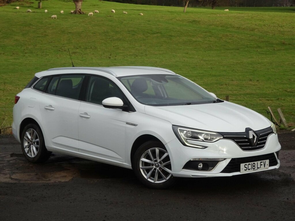 Renault Megane 1.5 Dci Dynamique Nav Sport Tourer Euro 6 Ss SC18LFV White #6