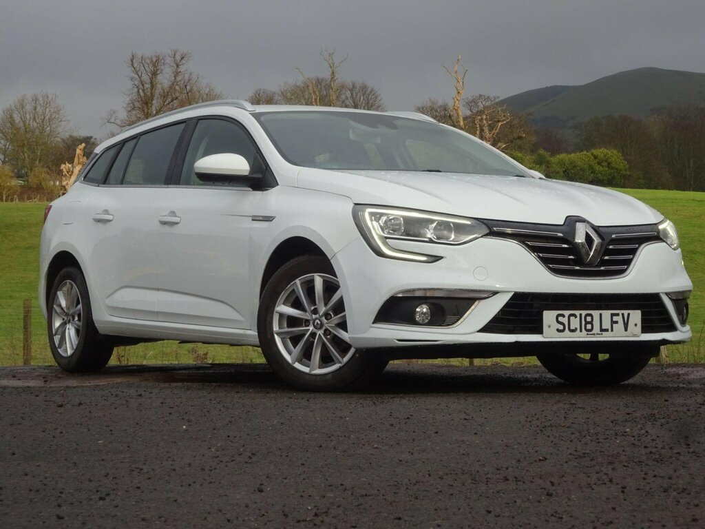 Renault Megane 1.5 Dci Dynamique Nav Sport Tourer Euro 6 Ss SC18LFV White #5