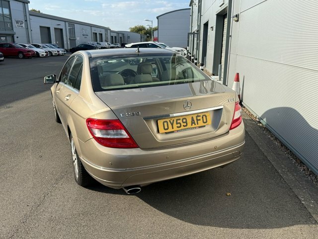 Mercedes-Benz C Class 2.1 C220 Cdi Blueefficiency Elegance Saloon Di OY59AFO Beige #6