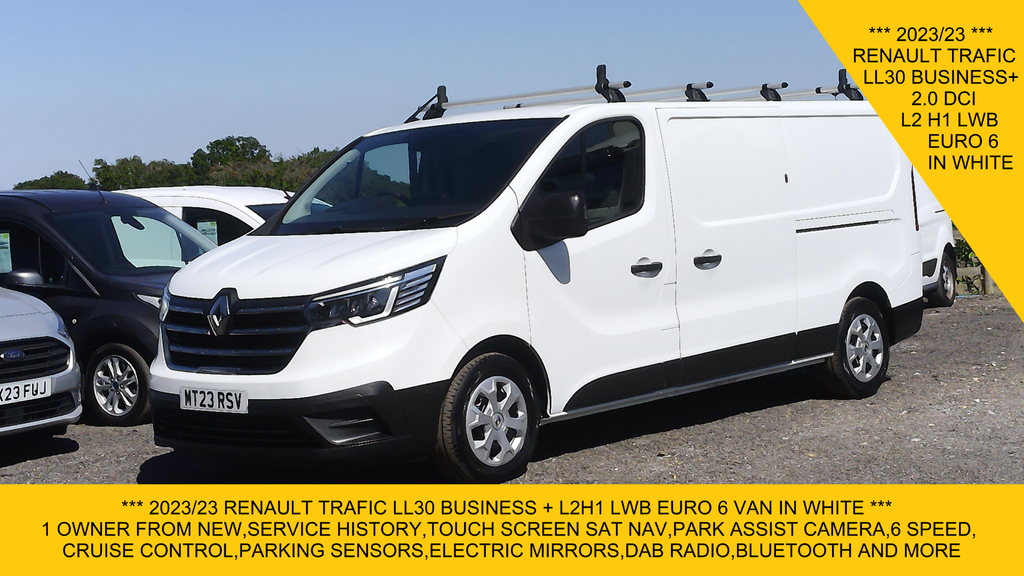 Renault Trafic 2.0 Dci Ll30 Business L2h1 Lwb,sat Nav,camera,air