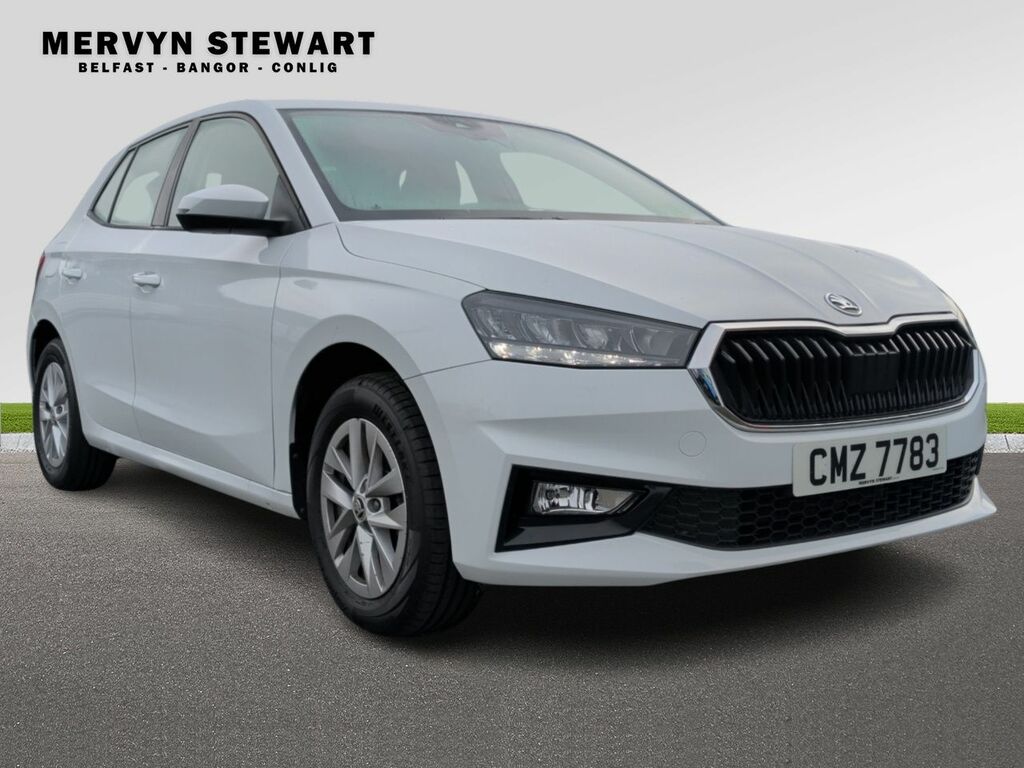 Skoda Fabia Se Comfort 1.0 Mpi 80 Ps 5G Man 2023 White