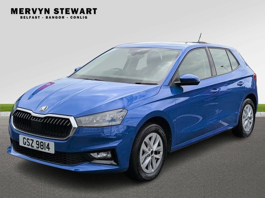 Skoda Fabia Se Comfort 1.0 Mpi 80 Ps 5G Man 2023 Blue #4