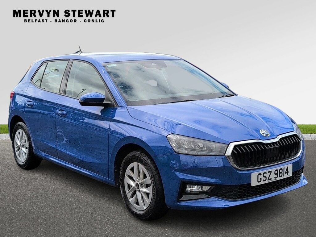 Skoda Fabia Se Comfort 1.0 Mpi 80 Ps 5G Man 2023 Blue