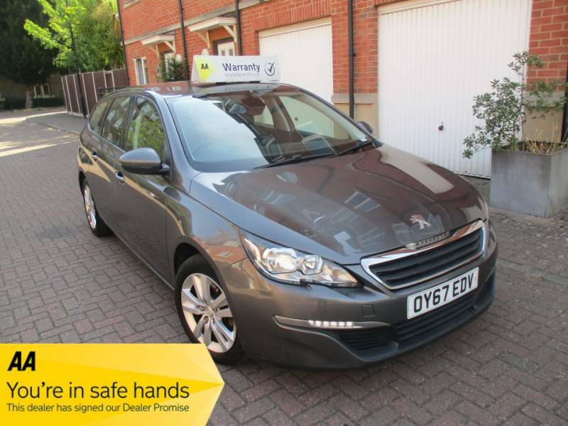 Peugeot 308 1.6 Bluehdi 100 Active Fpsh Satnav Bluetooth A Grey