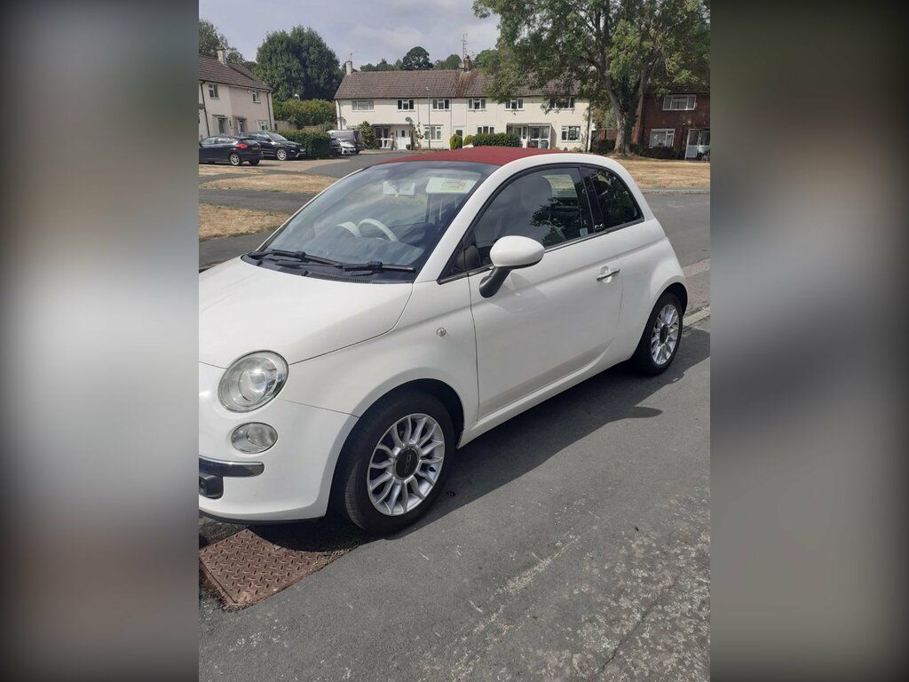 Fiat 500C 1.2 Lounge Convertible Euro 5 6 White