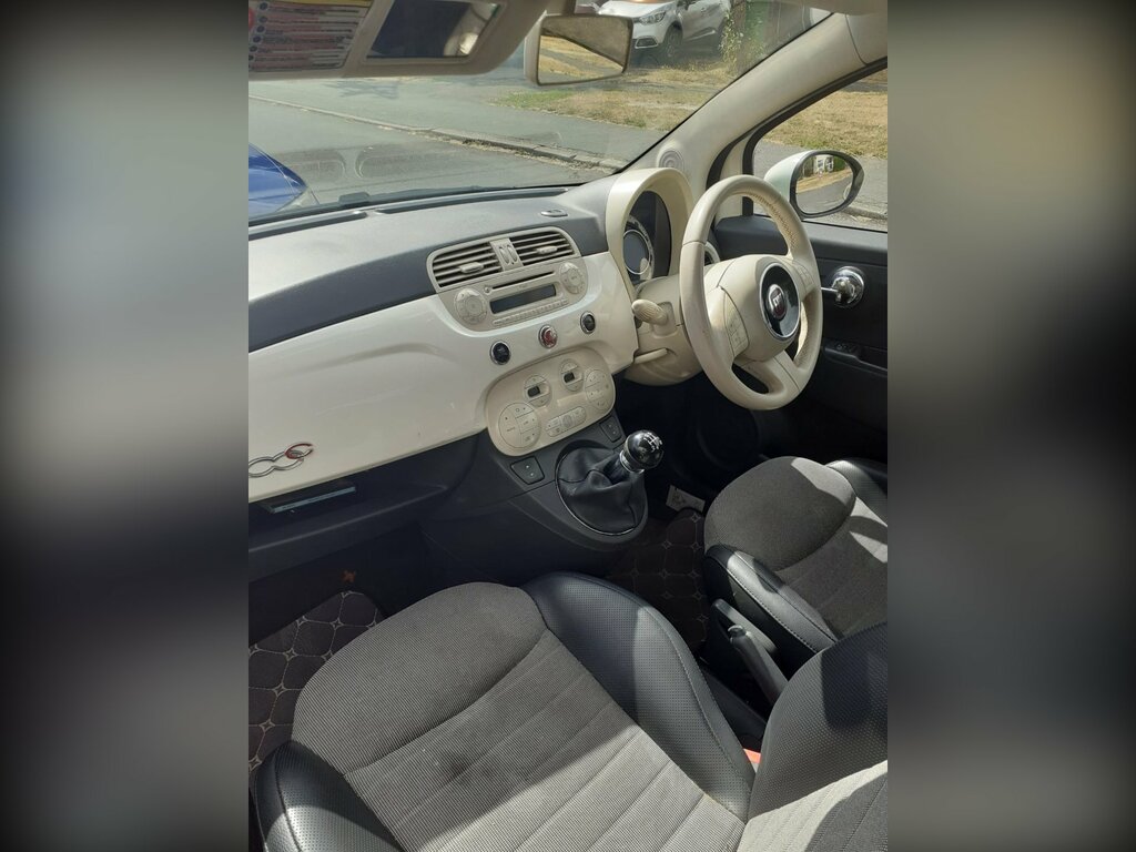 Fiat 500C Pop White #8