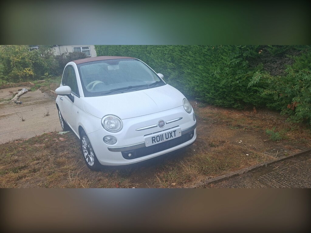 Fiat 500C 1.2 Lounge Convertible Euro 5 6 White #2