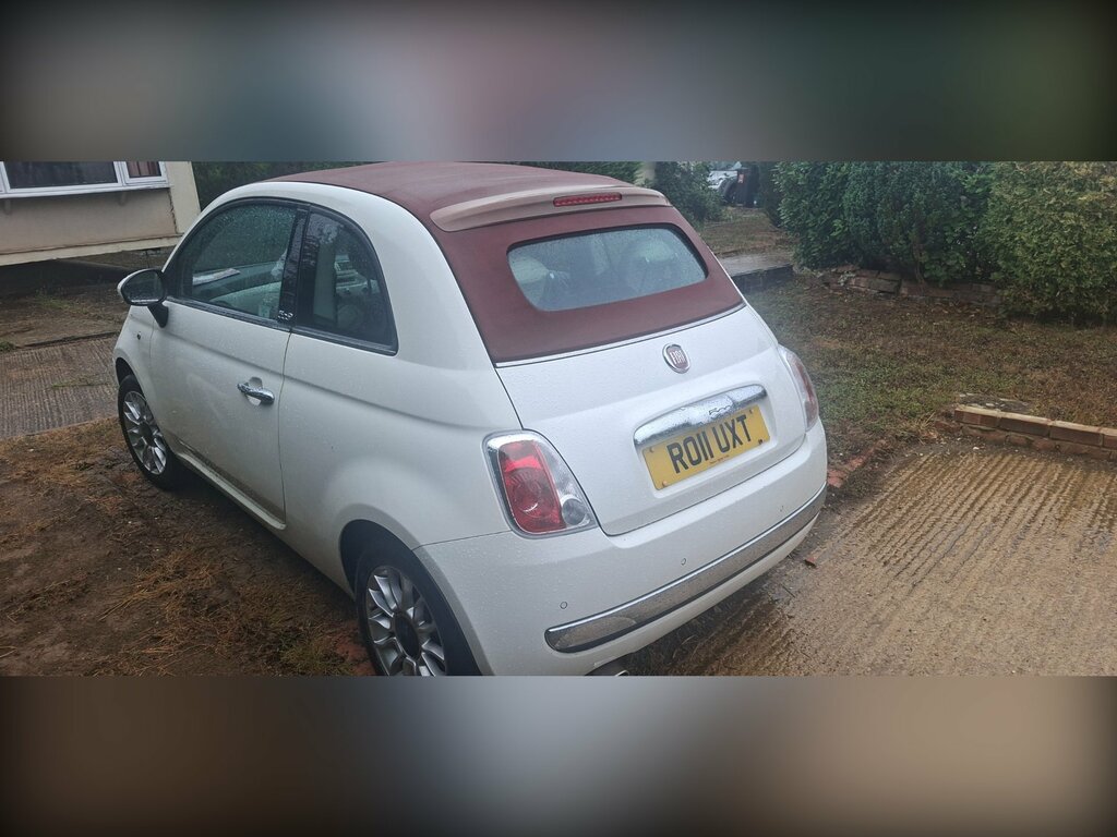 Fiat 500C 1.2 Lounge Convertible Euro 5 6 White #5