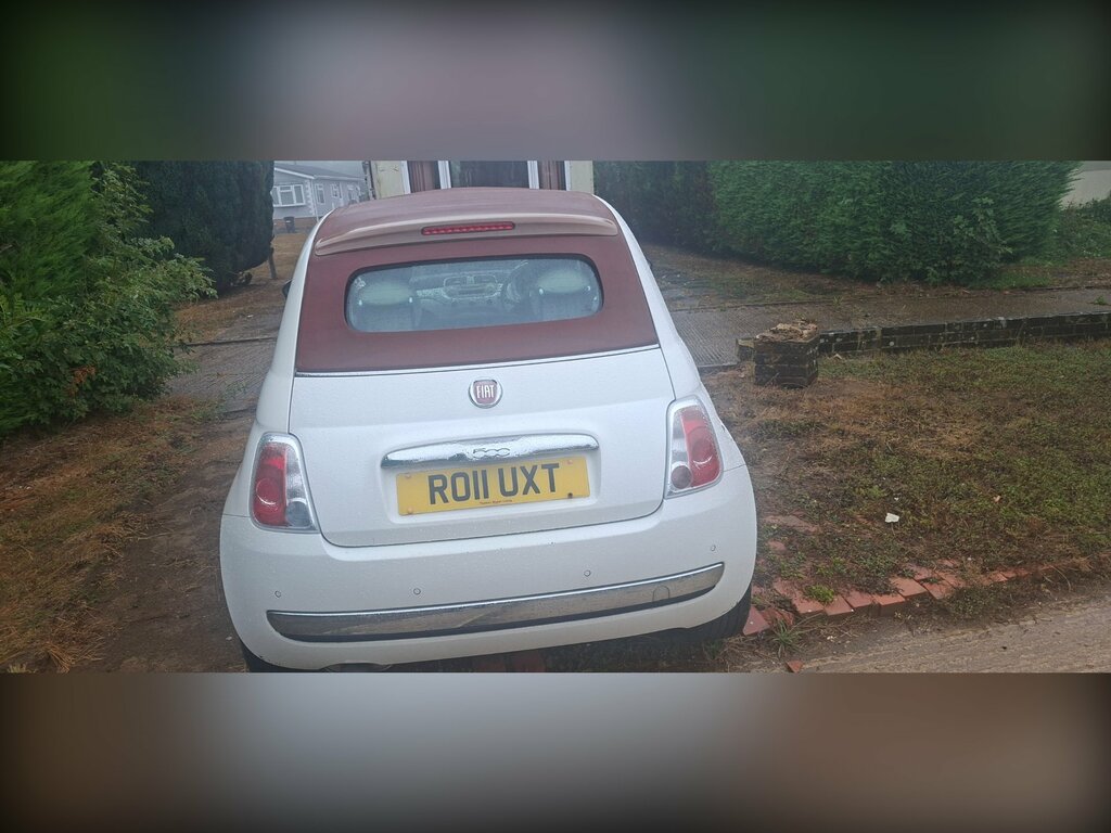 Fiat 500C 1.2 Lounge Convertible Euro 5 6 White #6