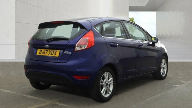 Ford Fiesta 1.25 Zetec Hatchback Euro 6 82 BJ17XOX Blue #4