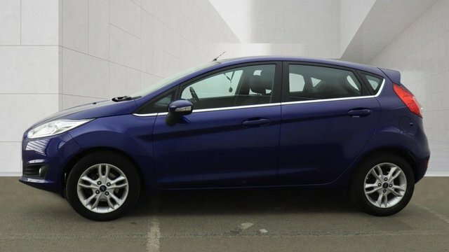Ford Fiesta 1.25 Zetec Hatchback Euro 6 82 BJ17XOX Blue #6