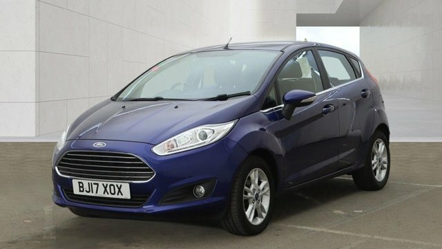 Ford Fiesta 1.25 Zetec Hatchback Euro 6 82 BJ17XOX Blue #2