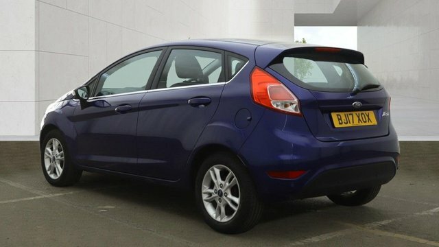 Ford Fiesta 1.25 Zetec Hatchback Euro 6 82 BJ17XOX Blue #3