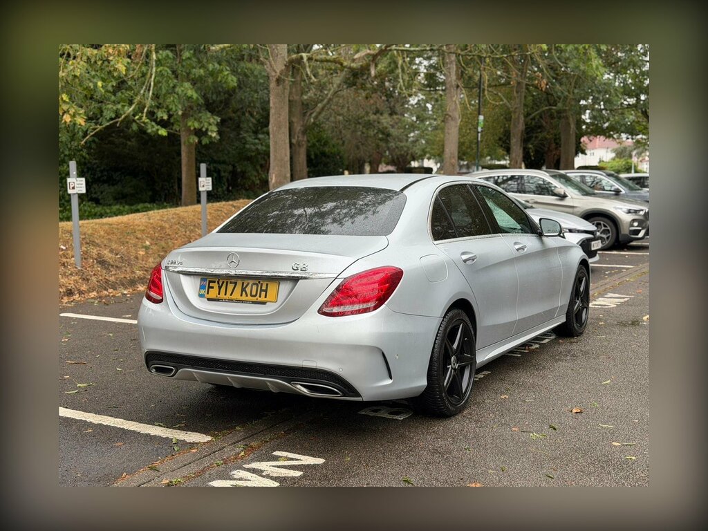Mercedes-Benz C Class 2.1 C220d Amg Line G-tronic Euro 6 Ss Silver #2