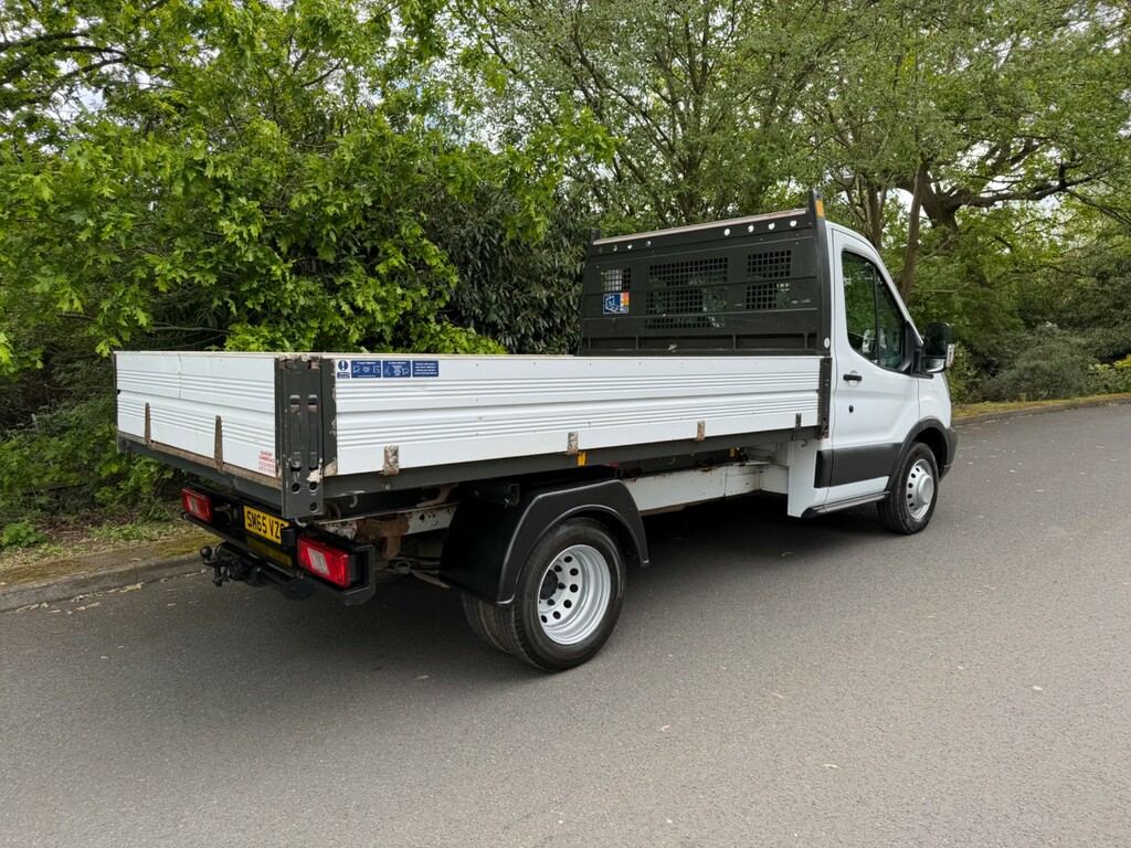 Ford Transit Custom 350 Single Cab 1 Stop Tipper 2.2 Chain SM65VZG White #4