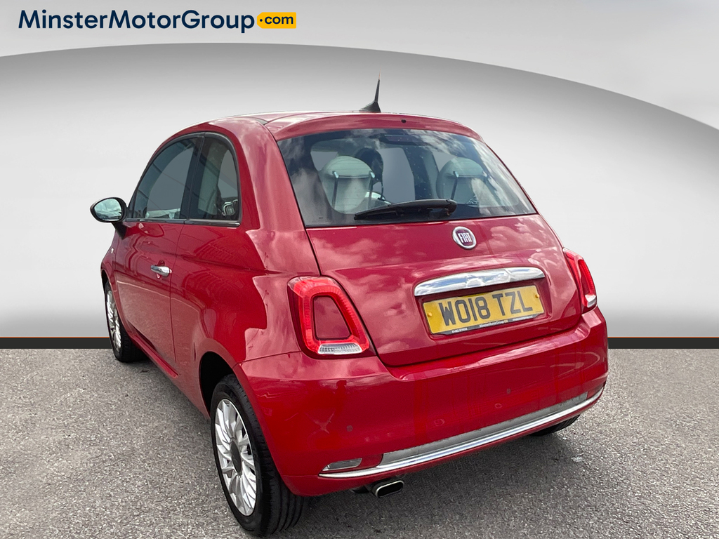 Fiat 500 Lounge Red #4