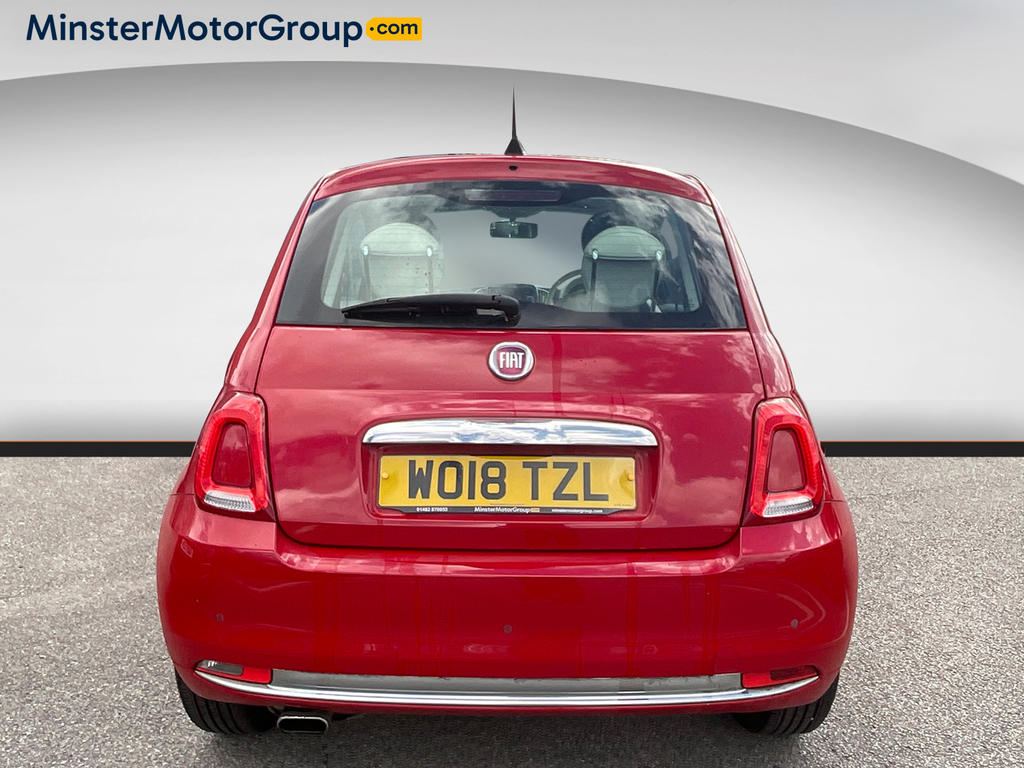 Fiat 500 Lounge Red #3