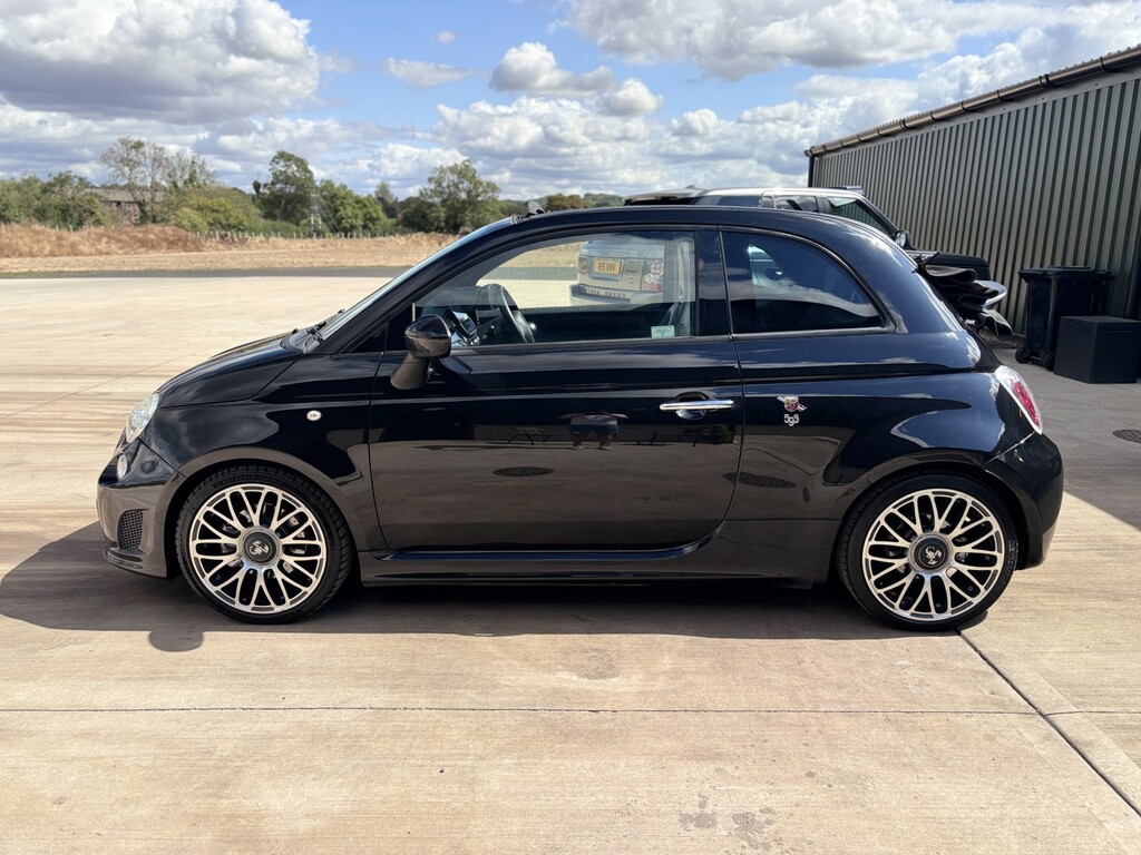 Abarth 595 Convertible 1.4 T-jet Turismo 201313 DN13JRU Black #6