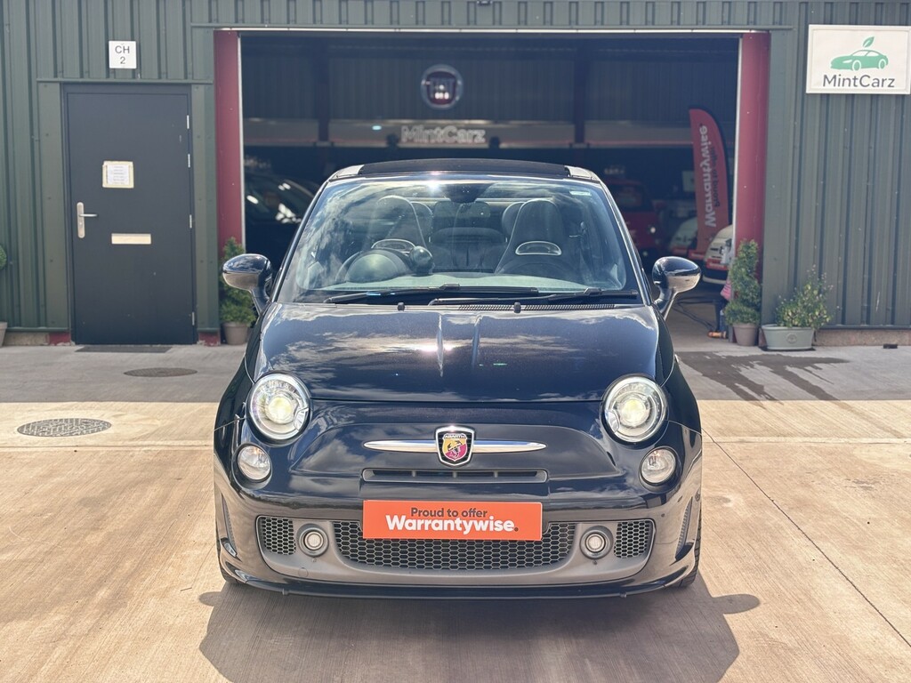 Abarth 595 Convertible 1.4 T-jet Turismo 201313 DN13JRU Black #4