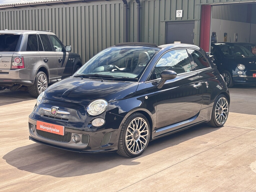 Abarth 595 Convertible 1.4 T-jet Turismo 201313 DN13JRU Black #5