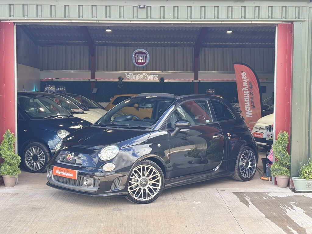 Abarth 595 Convertible 1.4 T-jet Turismo 201313 DN13JRU Black #2