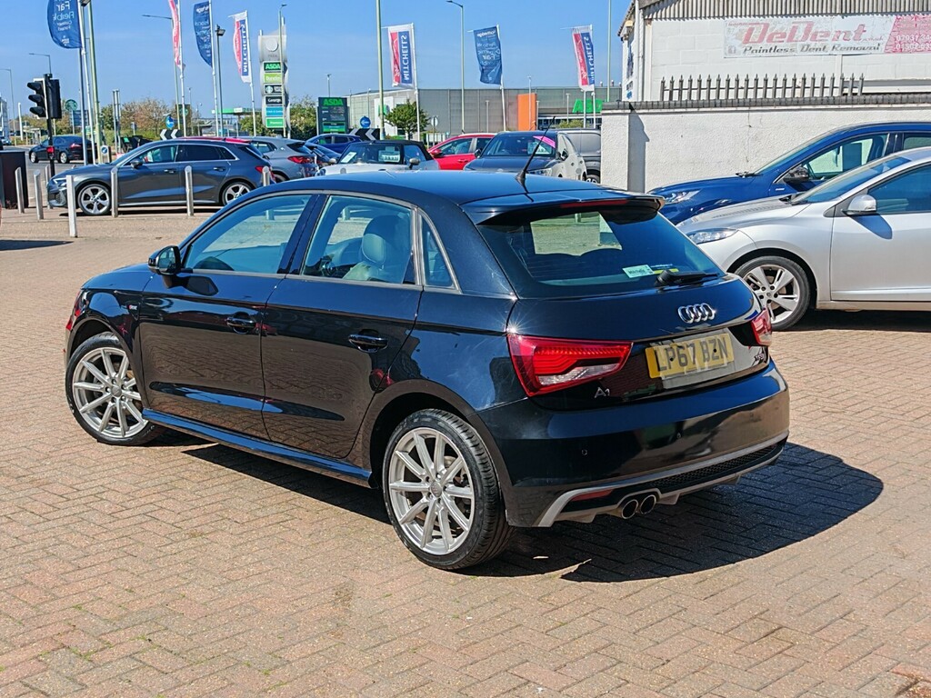 Audi A1 1.4 Tfsi S Line S Tronic LP67BZN Black #4