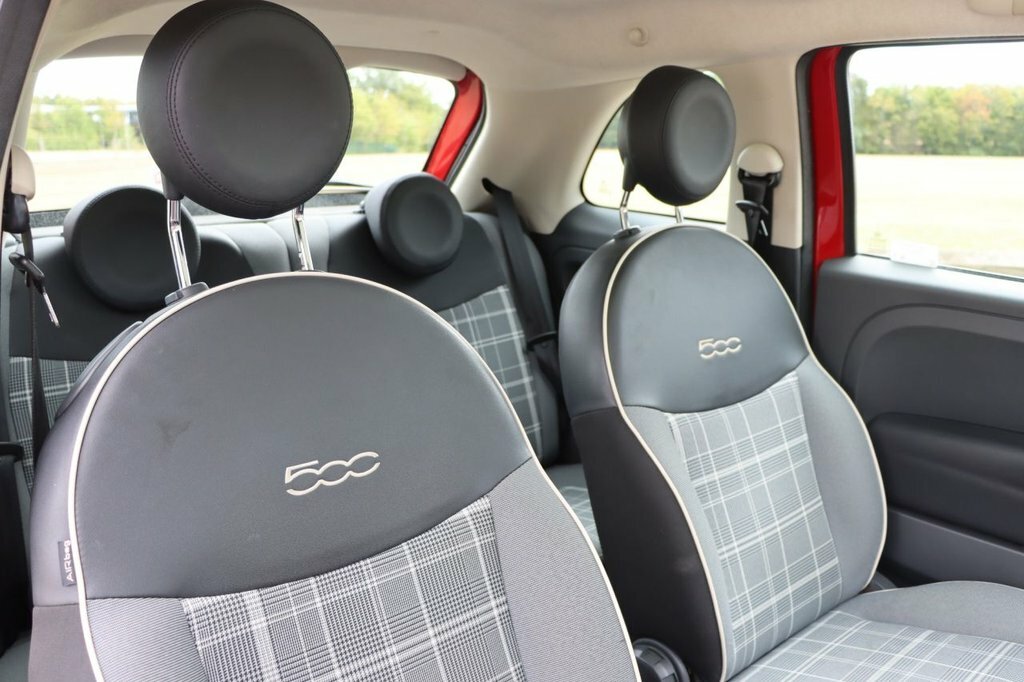 Fiat 500 Hatchback White #11