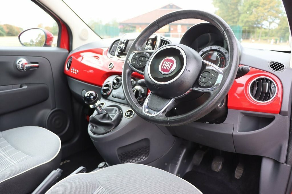 Fiat 500 Hatchback White #12