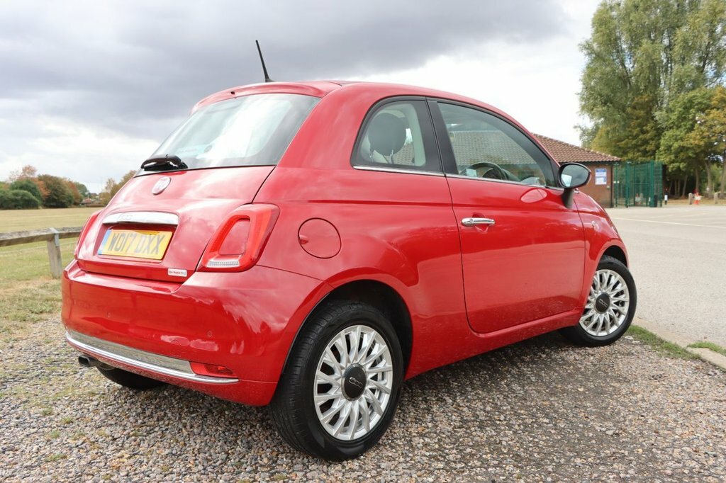 Fiat 500 Hatchback White #9