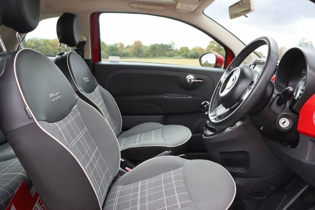 Fiat 500 Hatchback White #13
