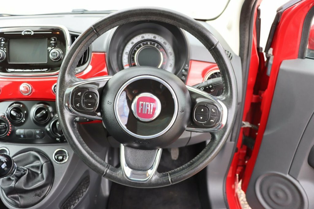 Fiat 500 Hatchback White #15