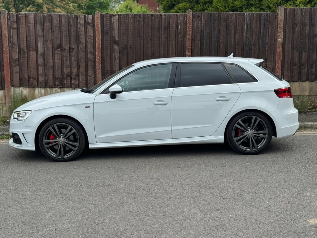 Audi A3 2.0 Tdi S Line Sportback S Tronic Quattro Euro 6 White #4