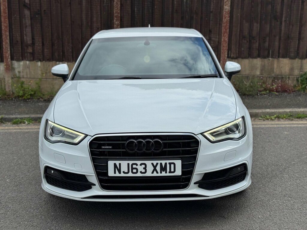 Audi A3 2.0 Tdi S Line Sportback S Tronic Quattro Euro 6 White #3