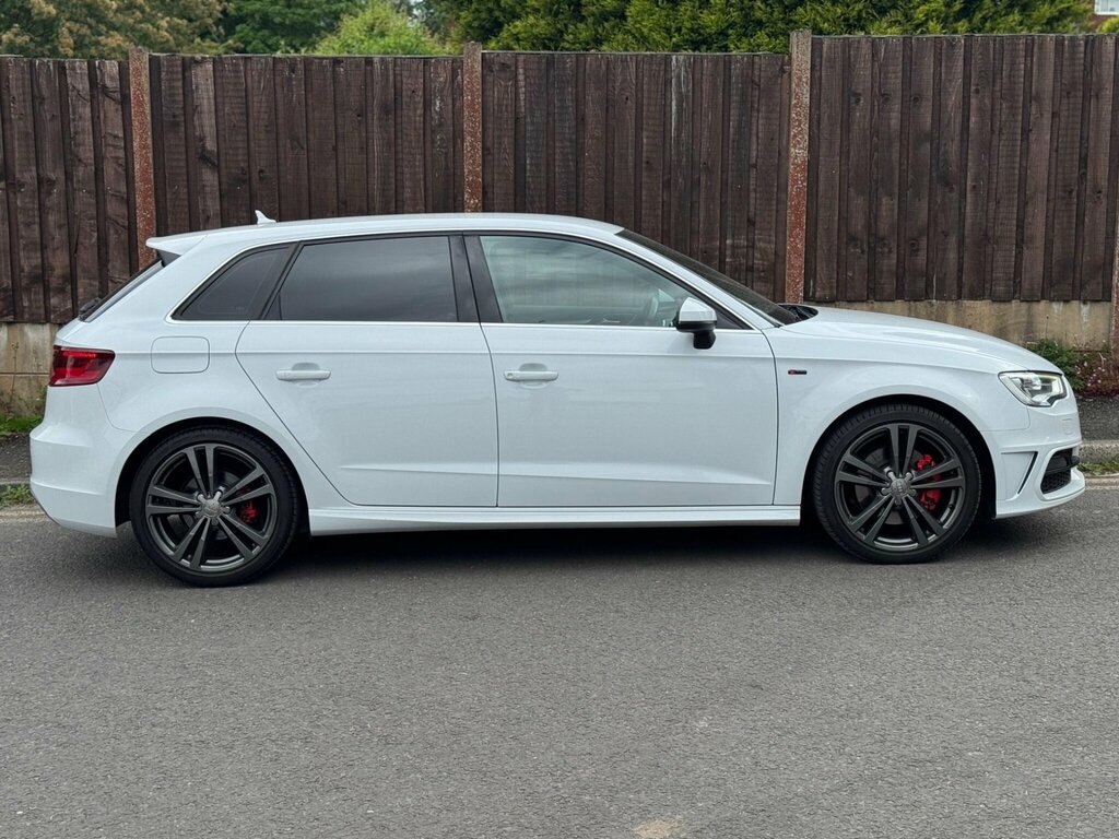 Audi A3 2.0 Tdi S Line Sportback S Tronic Quattro Euro 6 White #5