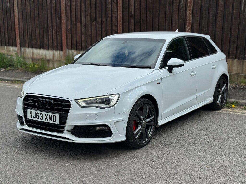 Audi A3 2.0 Tdi S Line Sportback S Tronic Quattro Euro 6 White #2