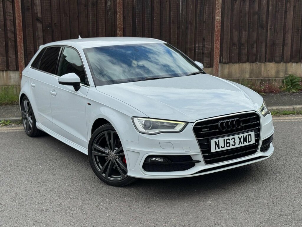 Audi A3 2.0 Tdi S Line Sportback S Tronic Quattro Euro 6 White